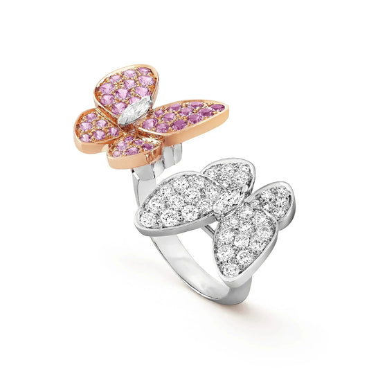 [Ornora Jewelry]TWIN BUTTERFLY DIAMOND RING