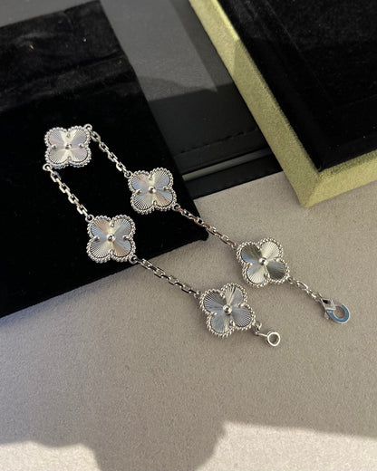 [Ornora Jewelry] CLOVER 5 MOTIF LASER BRACELET COLLECTION